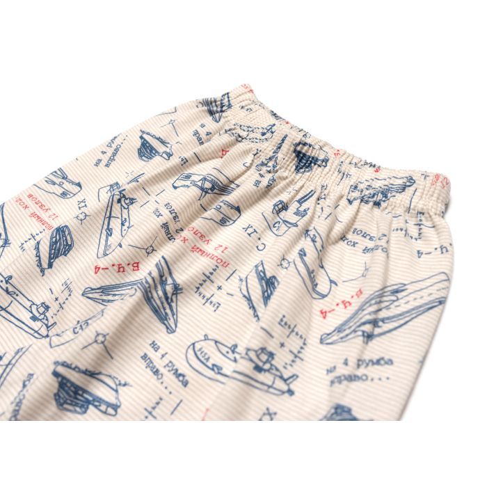 Піжама дитяча Vitmo з парусником (23094-92B-gray) зображення 5