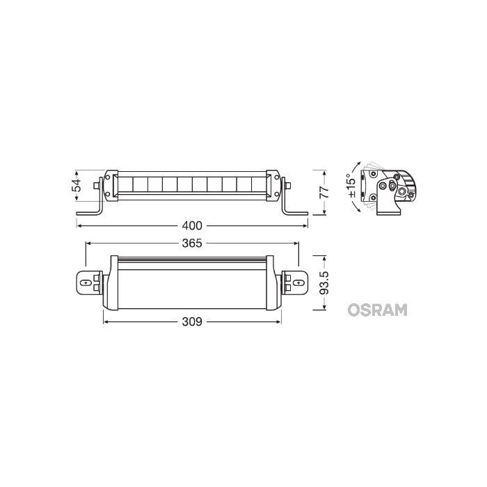 Фара головного світла Osram LEDDL103-SP зображення 4