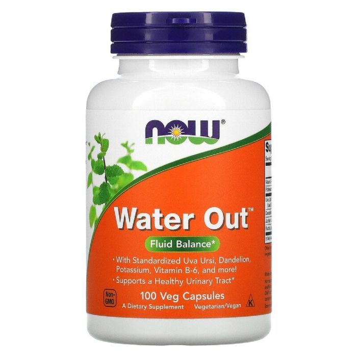 Травы Now Foods Баланс жидкости, Water Out, Fluid Balance, Now Foods, 100 ве (NOW-01908)