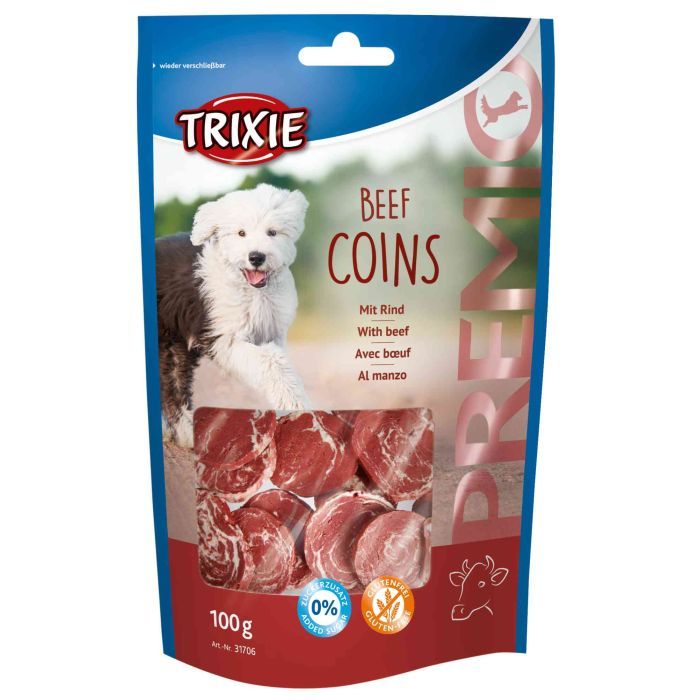 Лакомство для собак Trixie Premio Beef Coins с говядиной 100 г (4011905317069)