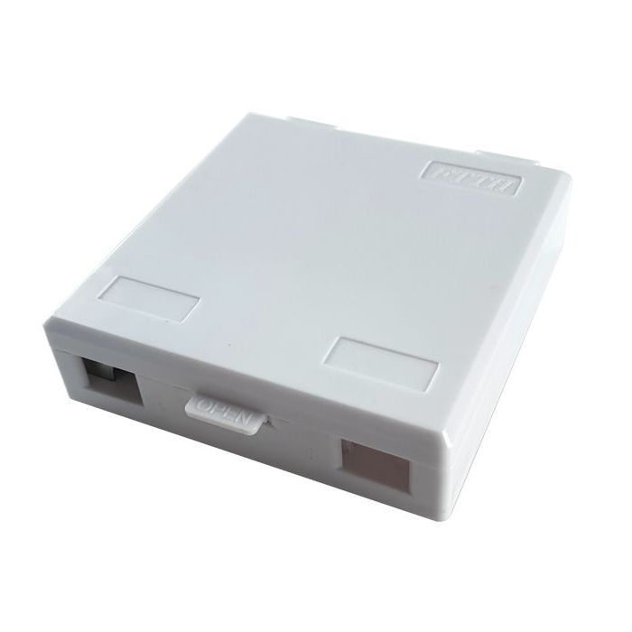 Компьютерная розетка оптическая ES-02 з кабельным зажимом Eserver (WT-3193A / 53978)