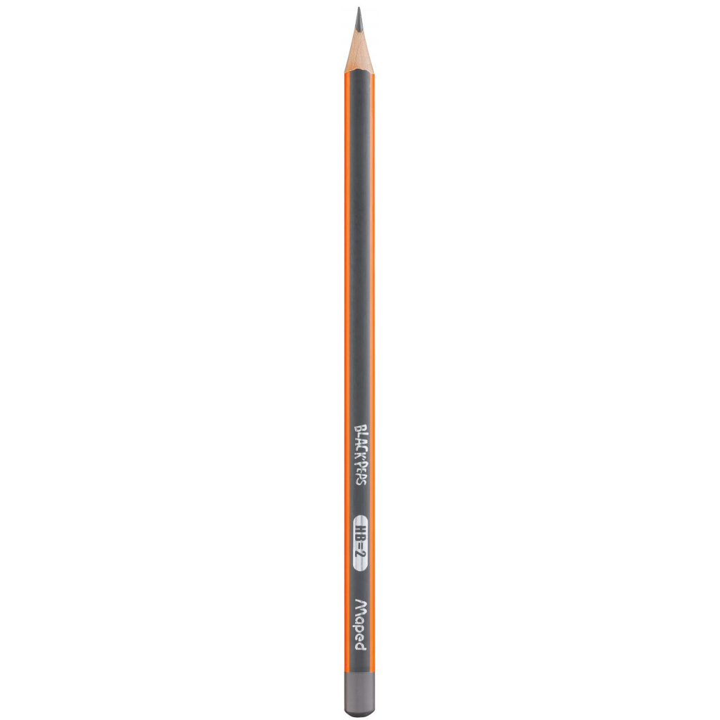 Олівець графітний Maped BLACK PEPS, HB, без ластика (MP.850021)