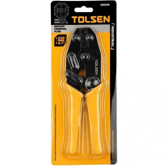 Затискач для клем Tolsen 220 мм 0.5-6 кв.мм (22-10 AWG) (38056) изображение 4