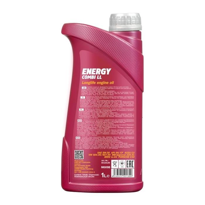 Моторна олива Mannol ENERGY COMBI LL 1л 5W-30 (MN7907-1) зображення 2