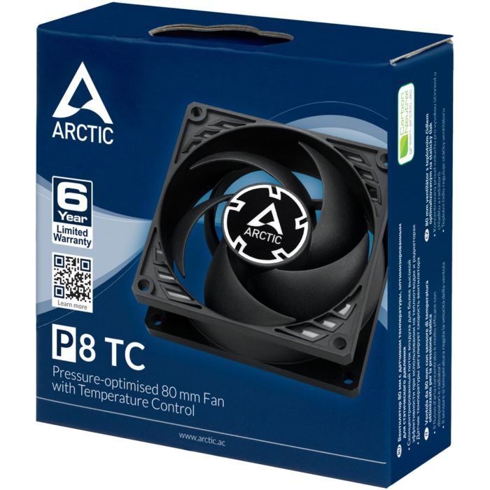 Кулер для корпуса Arctic P8 TC (ACFAN00140A) изображение 2