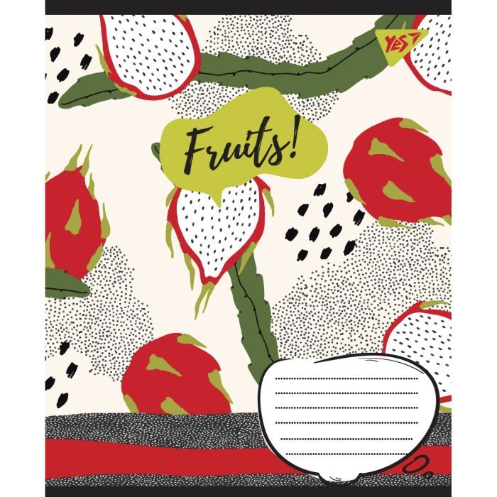 Зошит Yes А5 Fruits 48 аркушів, лінія (766025) зображення 2