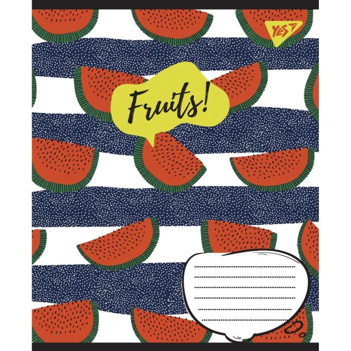 Зошит Yes А5 Fruits 48 аркушів, лінія (766025) зображення 4