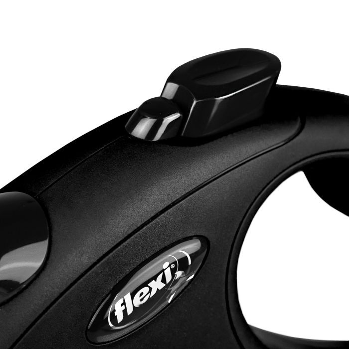 Поводок для собак Flexi Classic L лента 5 м (черный) (4000498032329) изображение 3