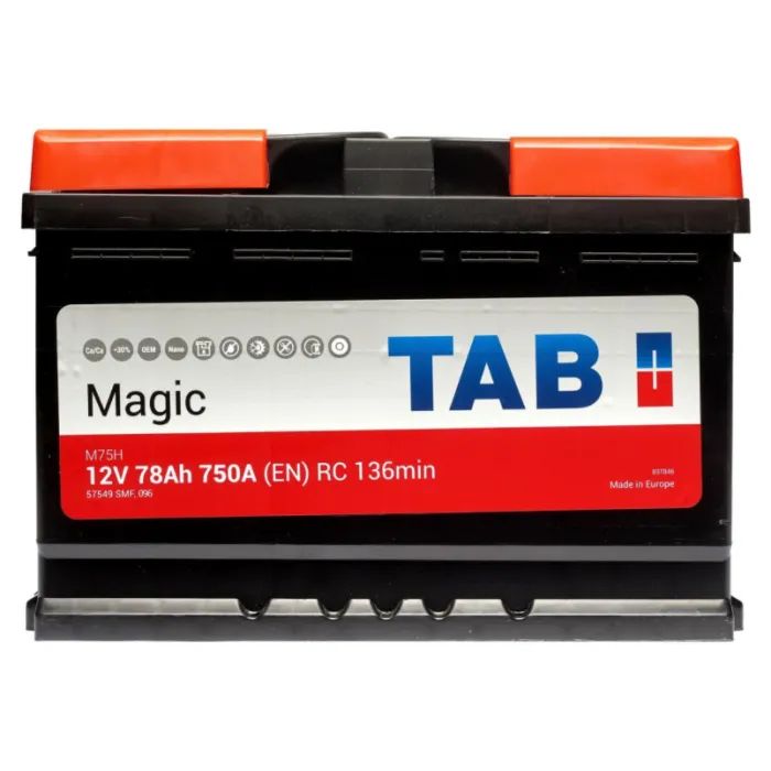 Акумулятор автомобільний TAB 78 Ah/12V Magic Euro (189 080)
