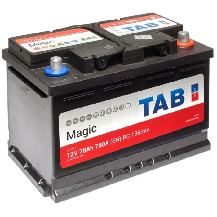 Акумулятор автомобільний TAB 78 Ah/12V Magic Euro (189 080) зображення 2