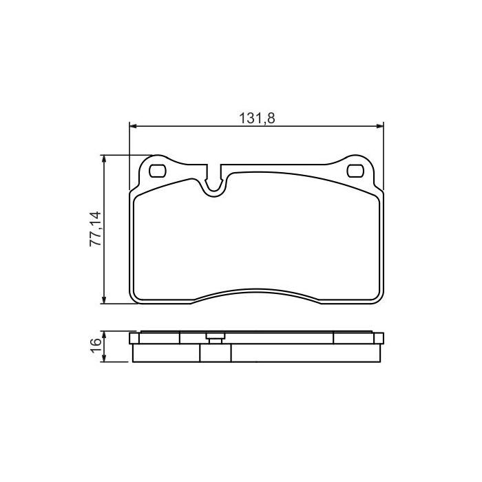 Гальмівні колодки Bosch 0 986 494 207 зображення 6