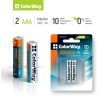Батарейка ColorWay AAA LR03 Alkaline Power (лужні) * 2 blister (CW-BALR03-2BL) зображення 2