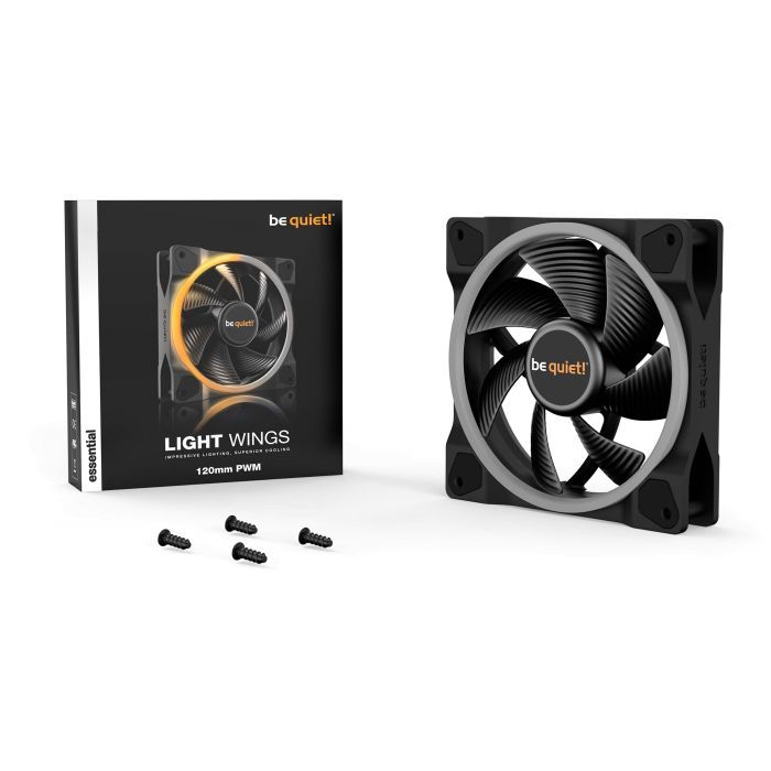 Кулер для корпуса Be quiet! Light Wings 120mm PWM (BL072) изображение 4