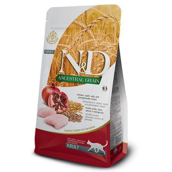Сухой корм для кошек Farmina LOW GRAIN курица, гранат 300 г (8010276021540)