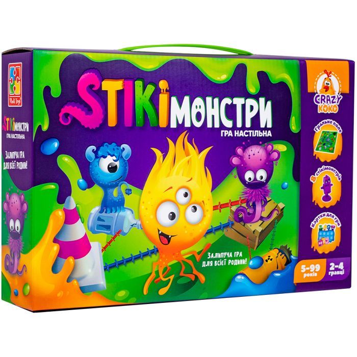 Настольная игра Vladi Toys Стикимонстры (укр) (VT8055-35)
