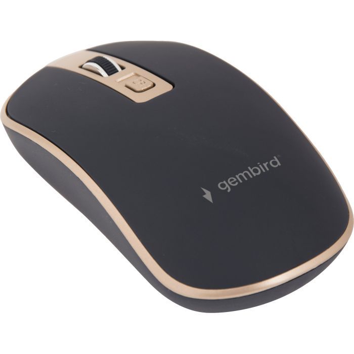 Мышка Gembird MUSW-4B-06-BS Wireless Black-Silver (MUSW-4B-06-BS) изображение 2