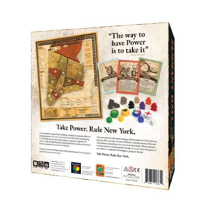 Настольная игра Pandasaurus Games Tammany Hall New Edition (Таммани-холл, Английский) (854382007610) изображение 3