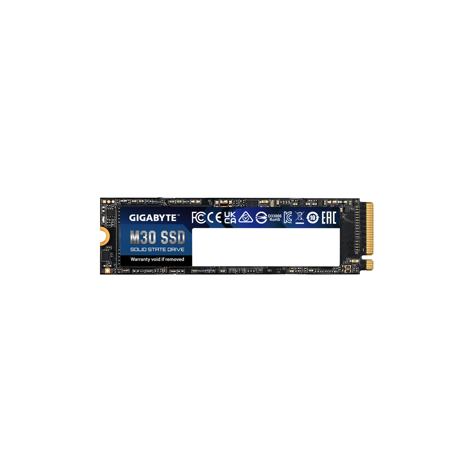 Накопичувач SSD M.2 2280 512GB GIGABYTE (GP-GM30512G-G) зображення 3