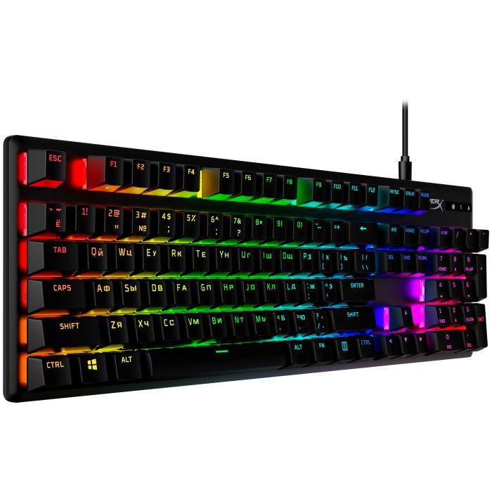 Клавиатура HyperX Alloy Origins PBT HX Aqua (639N5AA) изображение 2