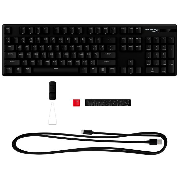 Клавиатура HyperX Alloy Origins PBT HX Aqua (639N5AA) изображение 7