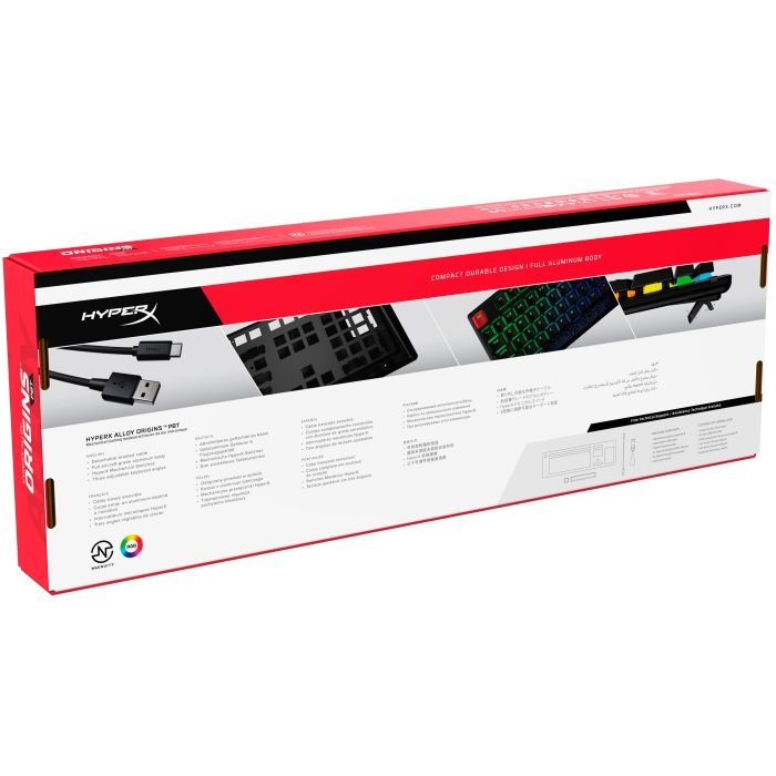 Клавиатура HyperX Alloy Origins PBT HX Aqua (639N5AA) изображение 9