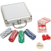 Настольная игра Johnshen Sports Покерный набор 100 фишек по 11,5 г (алюминиевый кейс) (59208) изображение 2