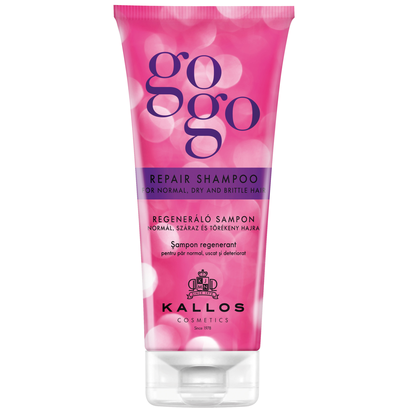 Шампунь Kallos Cosmetics Gogo Repair Shampoo Восстанавливающий 200 мл (5998889507411)