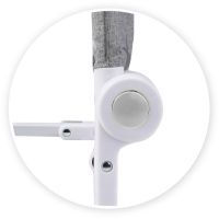 Захисний бар'єр для дітей MoMi Lexi для ліжка dark gray (AKCE00023) зображення 6