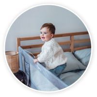 Захисний бар'єр для дітей MoMi Lexi для ліжка dark gray (AKCE00023) зображення 7