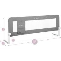 Захисний бар'єр для дітей MoMi Lexi для ліжка dark gray (AKCE00023) зображення 9