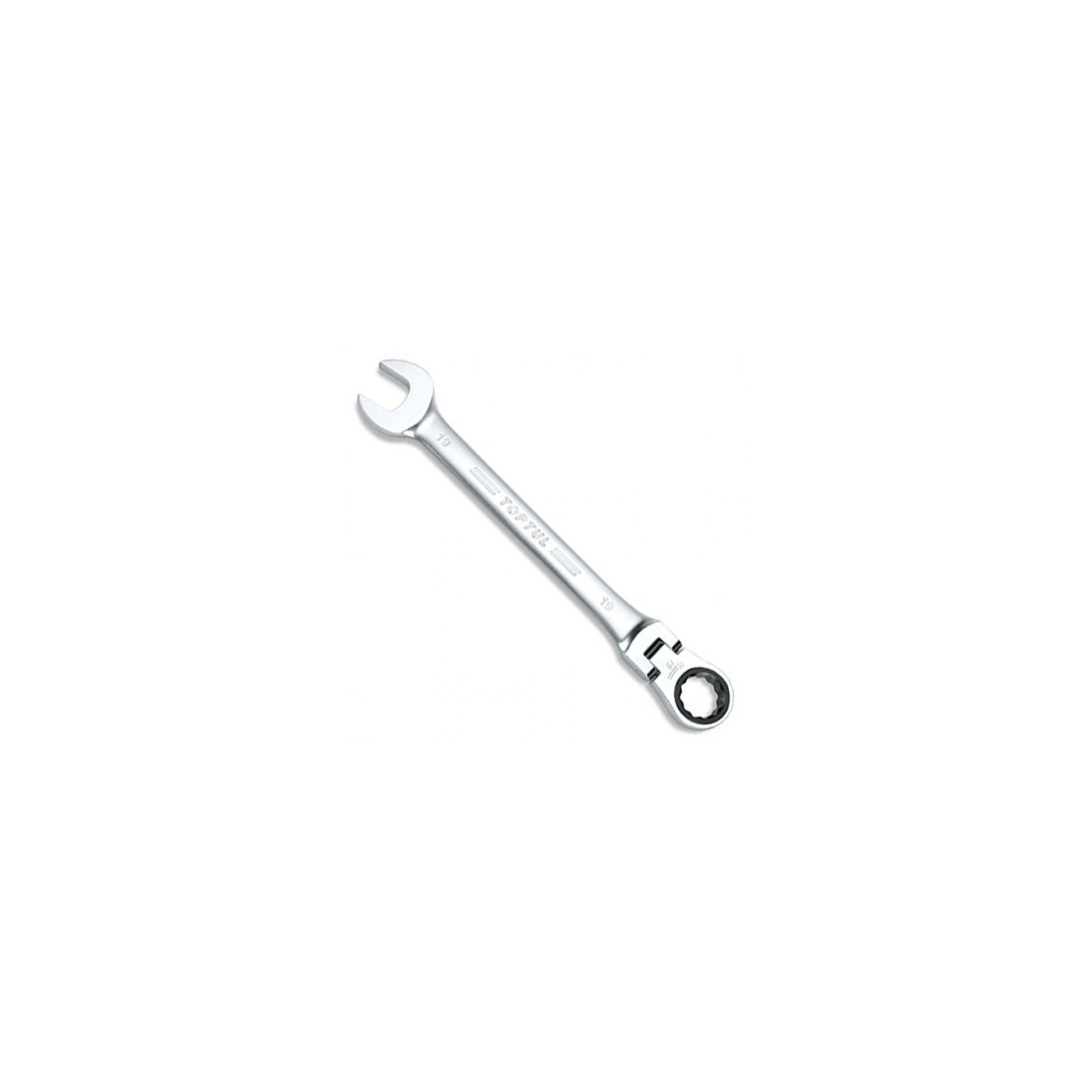 Ключ Toptul рожково-накидной трещоточный с шарниром 11мм (AOAH1111)