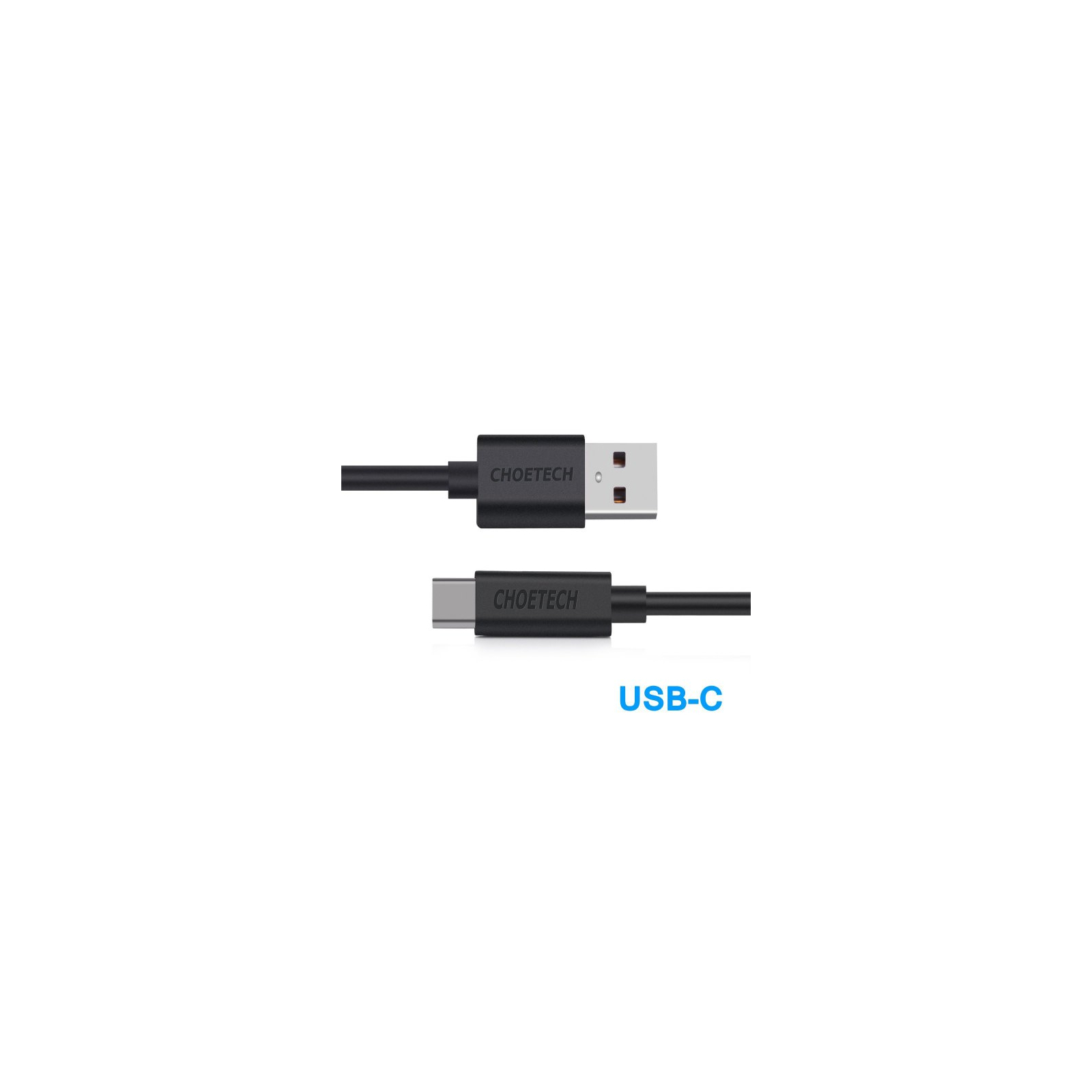 Дата кабель USB 2.0 AM to Type-C 1.0m Choetech (AC0002) зображення 3