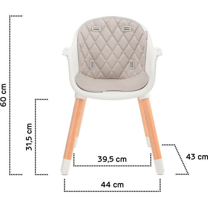 Стілець для годування Kinderkraft Sienna Gray (5902533915125) зображення 10