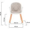 Стілець для годування Kinderkraft Sienna Gray (5902533915125) зображення 10