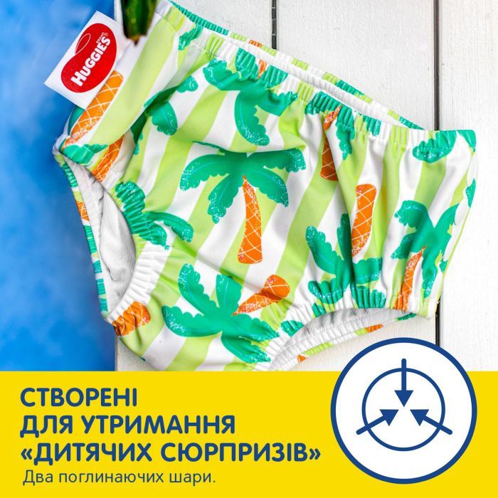 Підгузки Huggies Little Swimmers Розмір 3-4 багаторазові для плавання 1 шт (5029053583051) зображення 6
