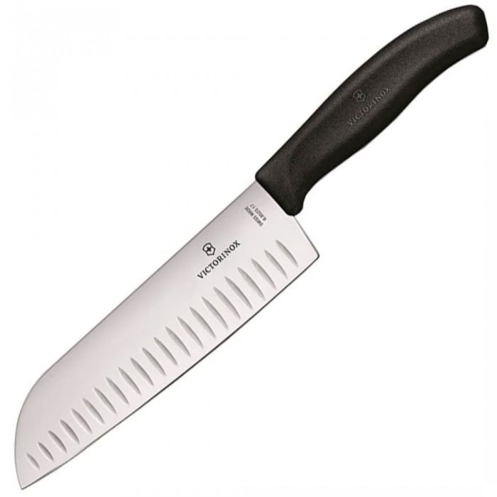 Кухонний ніж Victorinox SwissClassic Santoku 17см Black (6.8523.17G) зображення 2