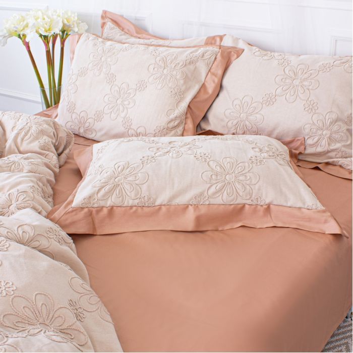 Постільна білизна MirSon Pique Cotton Warm sun полуторний євро (2200006536604)