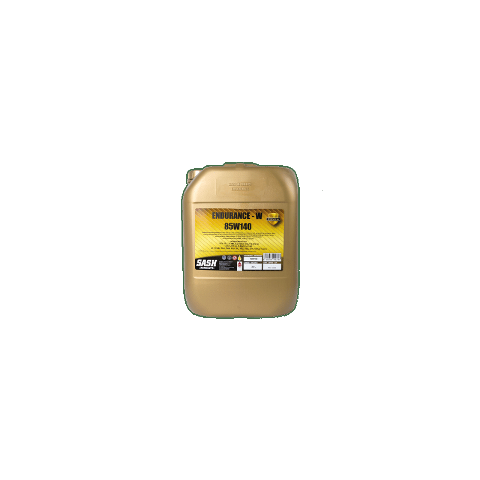 Трансмиссионное масло SASH ENDURANCE - W 85W140 GL-5 20л (100748)