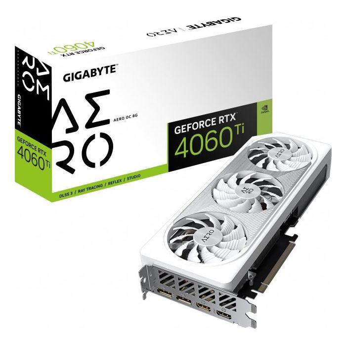 Видеокарта GIGABYTE GeForce RTX4060Ti 8Gb AERO OC (GV-N406TAERO OC-8GD) изображение 7