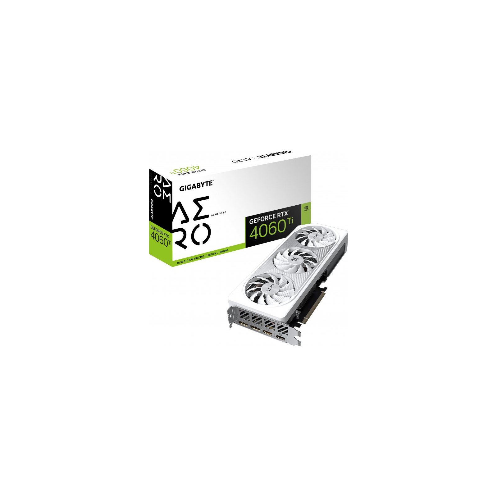 Видеокарта GIGABYTE GeForce RTX4060Ti 8Gb AERO OC (GV-N406TAERO OC-8GD) изображение 7