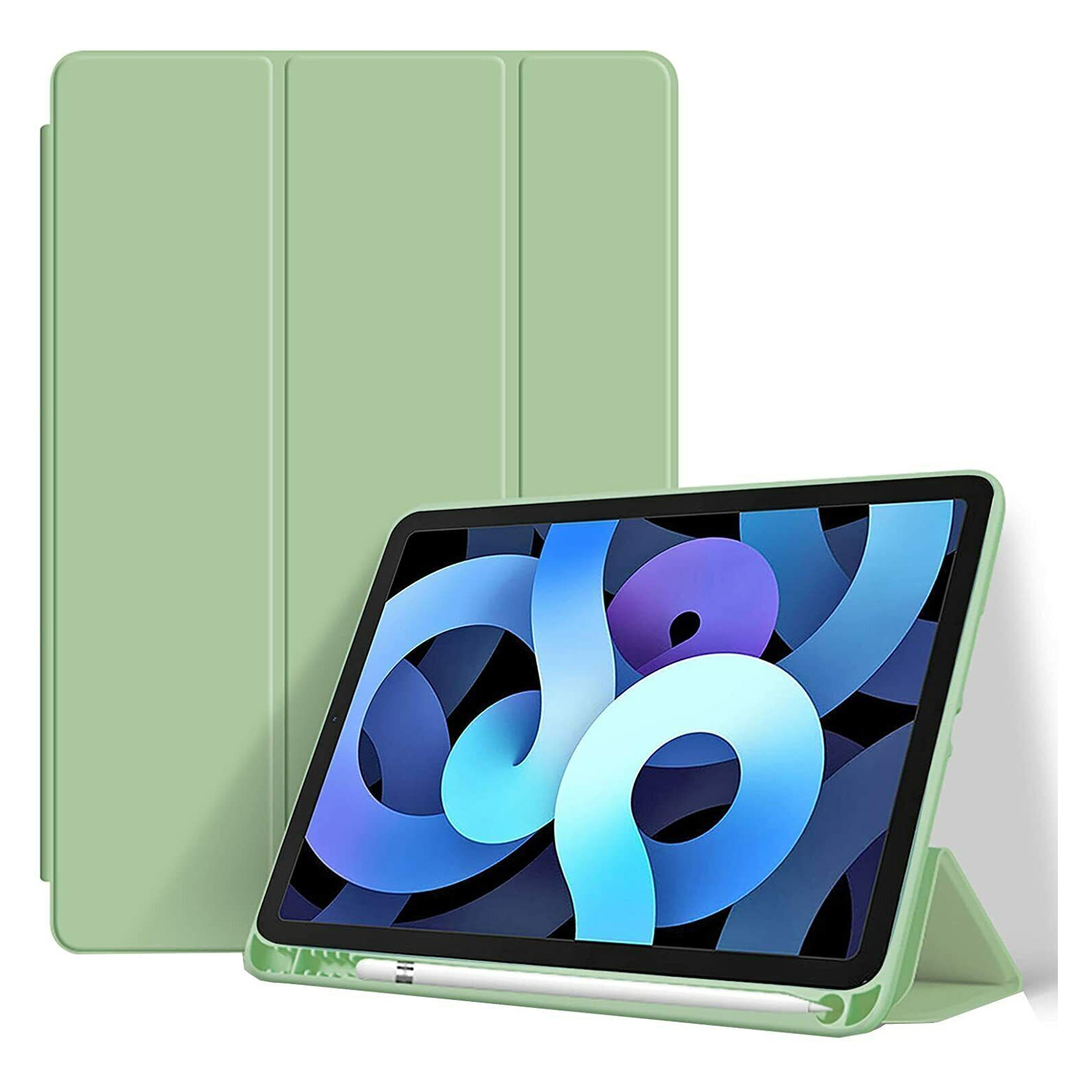 Чохол до планшета BeCover Tri Fold Soft TPU mount Apple Pencil Apple iPad 10.9" 2022 Light Green (708465) зображення 2