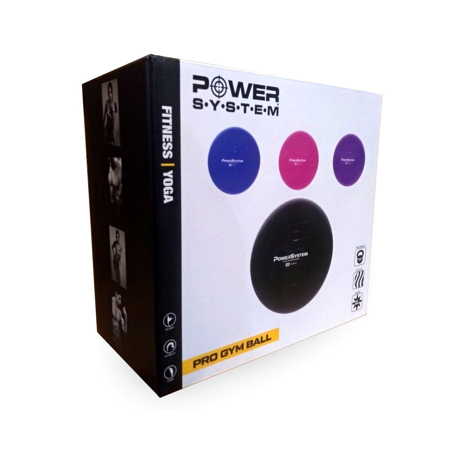 Мяч для фитнеса Power System PS-4013 Pro Gymball 75 cm Pink (4013PI-0) изображение 6