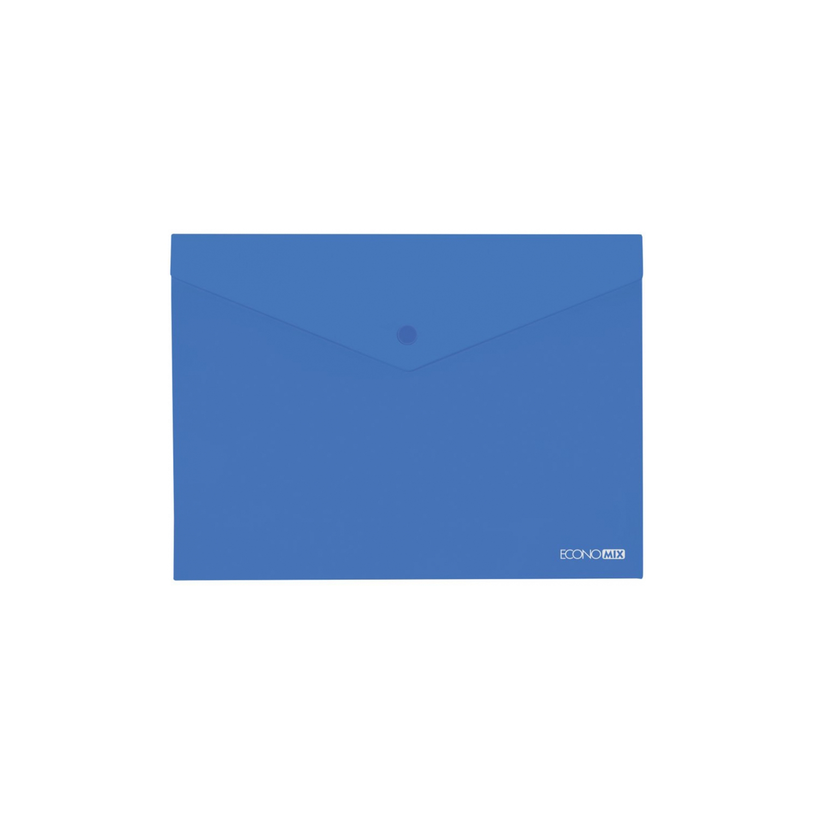 Папка - конверт Economix В5 180 мкм прозрачная, фактура "глянец", синяя (E31302-02)