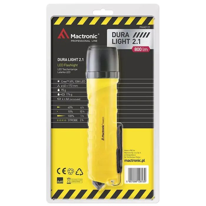 Ліхтар Mactronic Dura Light 2.1 Glass Breaker 800 Lm (PHH0121) зображення 6