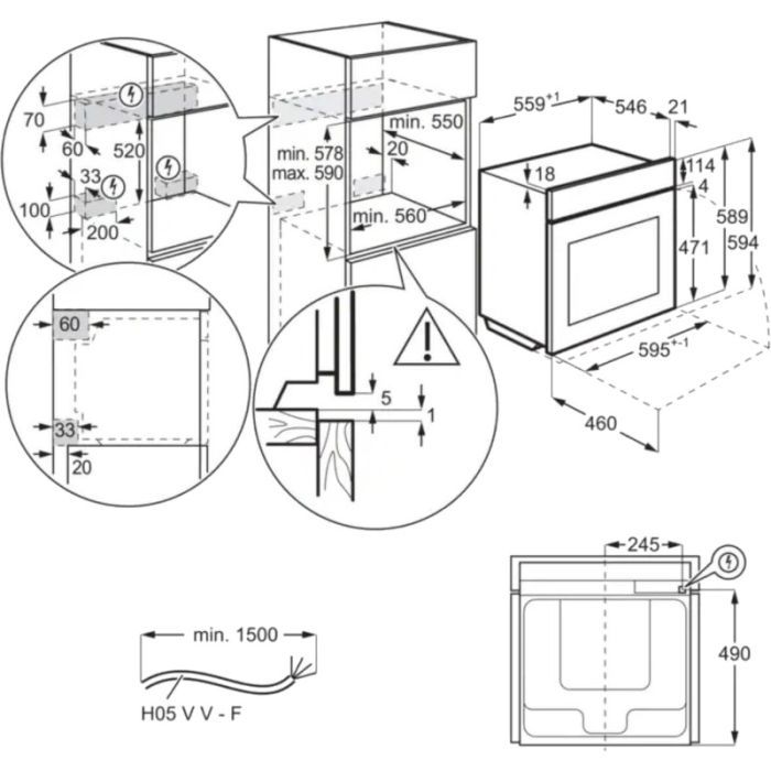 Духова шафа Electrolux KOEAP31WT зображення 9