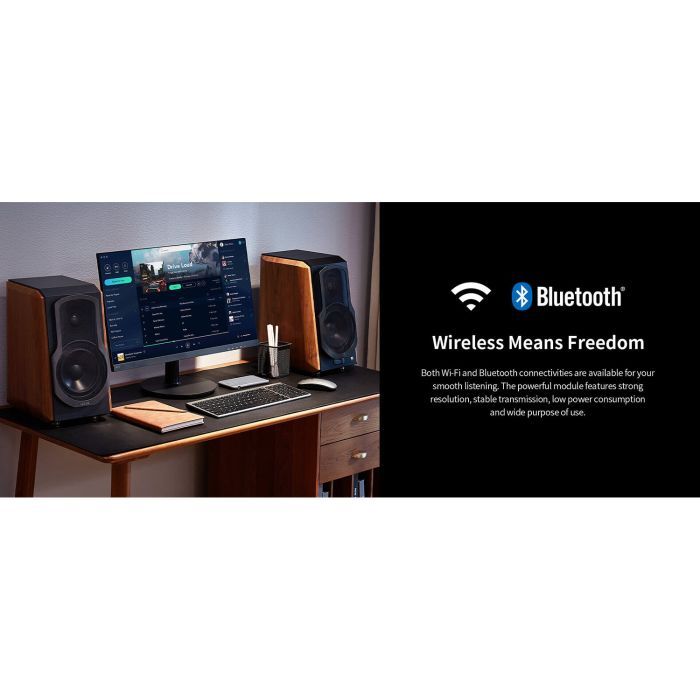 Акустична система Edifier S1000W 120W Bluetooth Wi-Fi Hi-Res Brown (S1000W) зображення 5