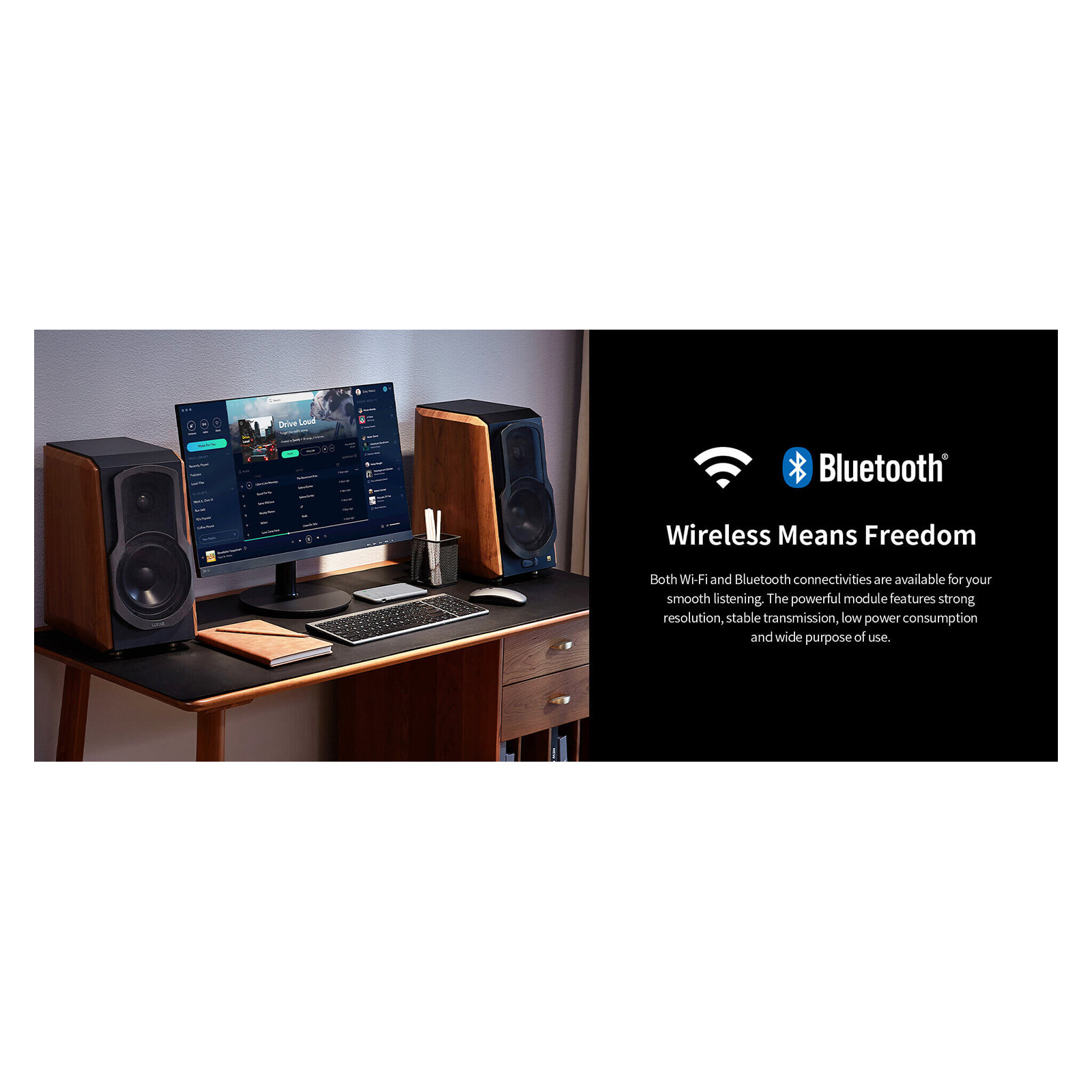 Акустическая система Edifier S1000W 120W Bluetooth Wi-Fi Hi-Res Brown (S1000W) изображение 5