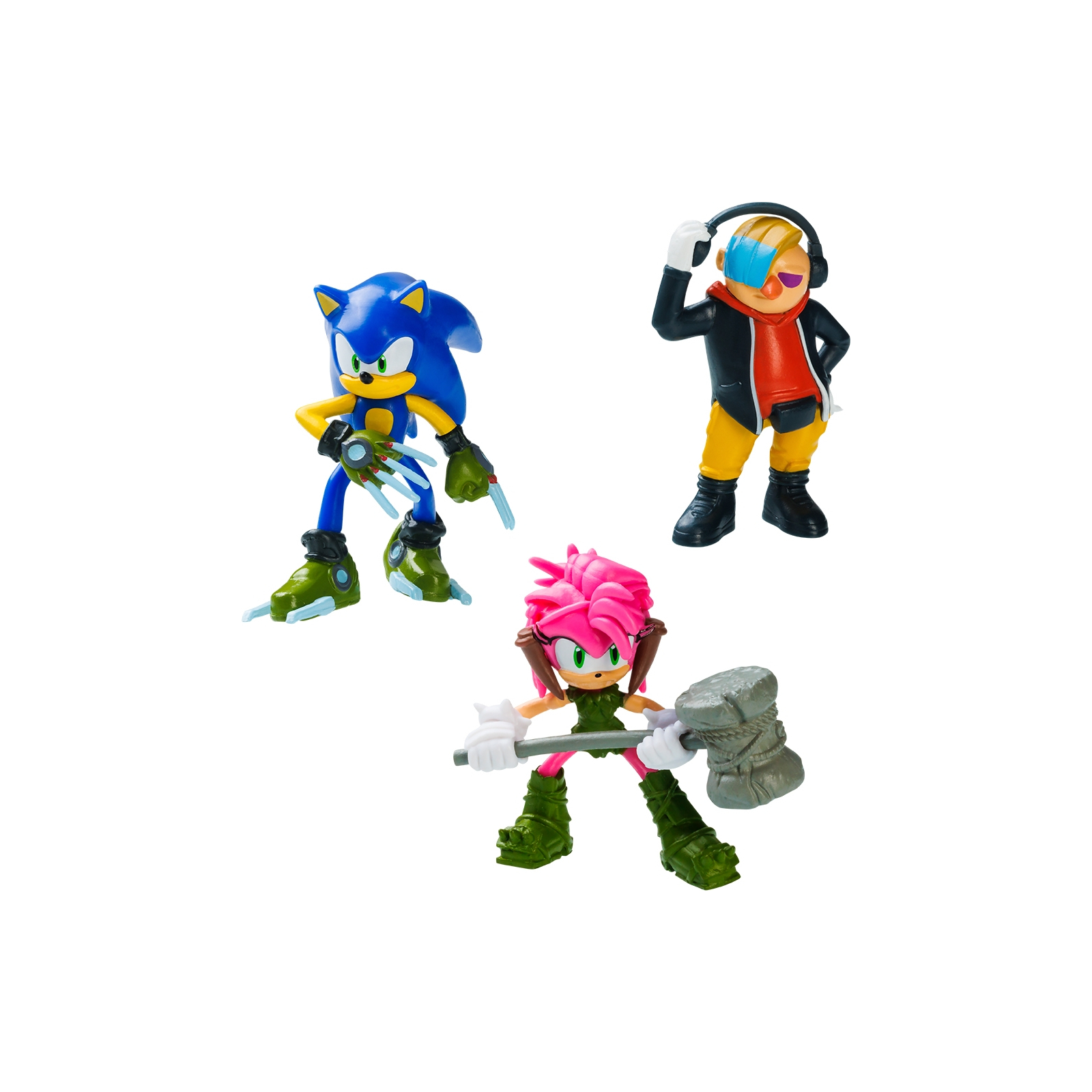Фігурка Sonic Prime набір – Доктор Не, Сонік, Эмі (SON2020B)