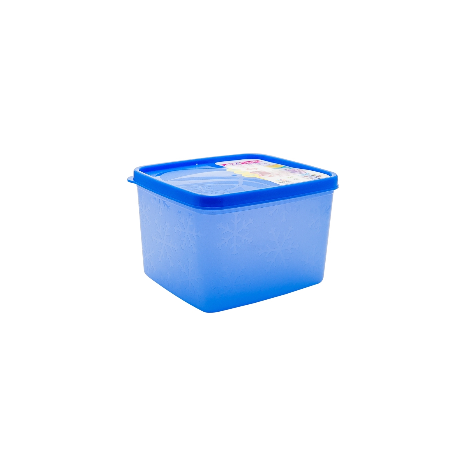 Пищевой контейнер Irak Plastik Alaska квадратний 1,2 л синій (5507)