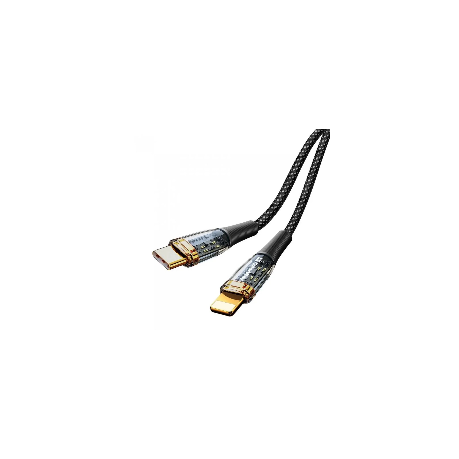 Дата кабель USB-C to Lightning 1.2m 3A 27W black ColorWay (CW-CBPDCL057-BK) изображение 2
